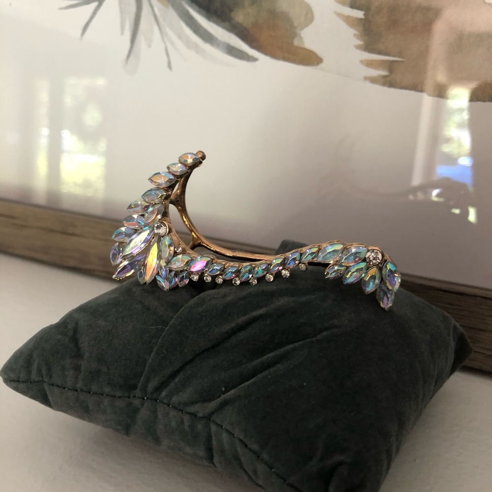 Crystal Embellished Ear Cuff